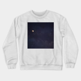 Full Moon Illustration Crewneck Sweatshirt